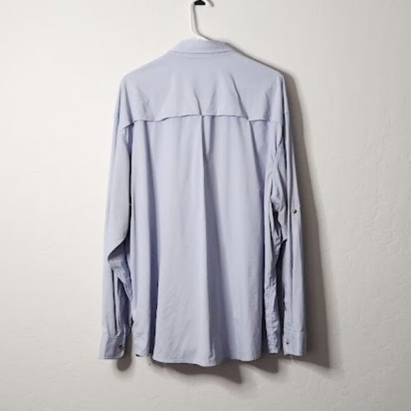 Poncho Men's Long Sleeve Outdoor Button-Down Shirt Size XXL - Picture 5 of 6